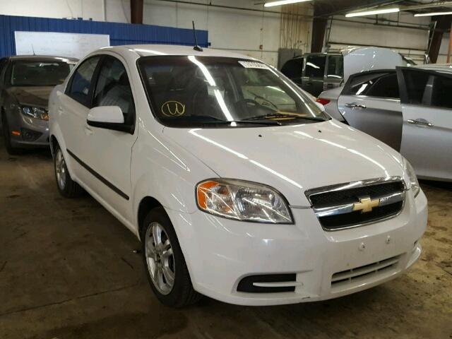 KL1TD5DE9BB135710 - 2011 CHEVROLET AVEO LS WHITE photo 1