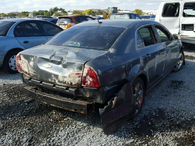 1G1ZH57B294198440 - 2009 CHEVROLET MALIBU 1LT GRAY photo 4