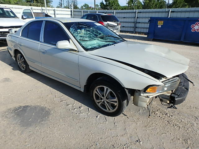 4A3AA46G12E145869 - 2002 MITSUBISHI GALANT ES/ WHITE photo 1