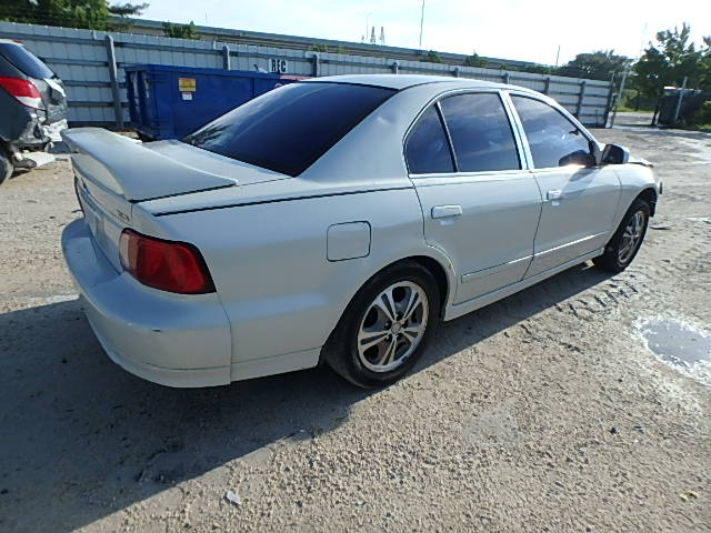 4A3AA46G12E145869 - 2002 MITSUBISHI GALANT ES/ WHITE photo 4