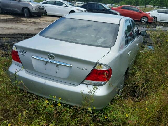 4T1BE32K46U119662 - 2006 TOYOTA CAMRY LE SILVER photo 4