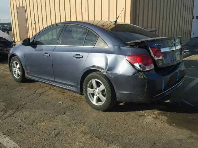 1G1PC5SB2D7326261 - 2013 CHEVROLET CRUZE LT BLUE photo 3