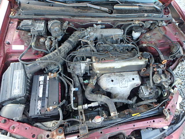 1HGCD713XSA002890 - 1995 HONDA ACCORD LX MAROON photo 7