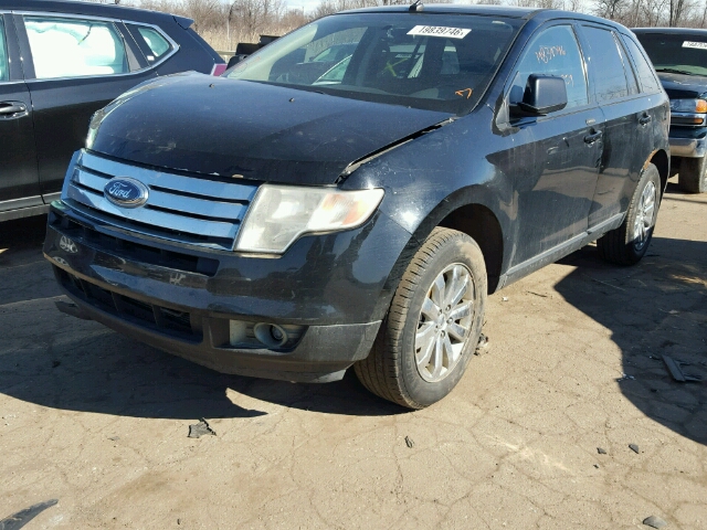 2FMDK39C87BB08669 - 2007 FORD EDGE SEL P BLACK photo 2