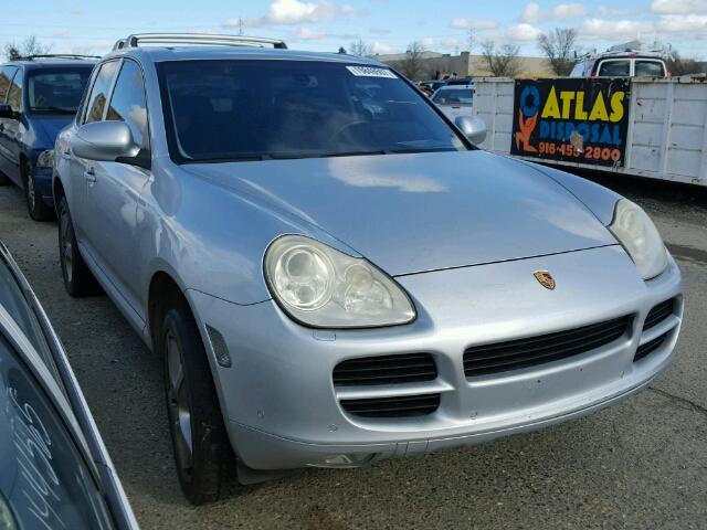 WP1AB29P45LA61463 - 2005 PORSCHE CAYENNE S SILVER photo 1