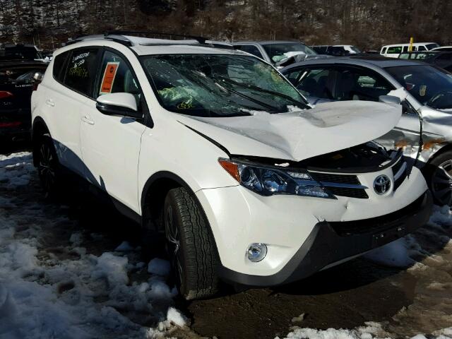 2T3DFREV3FW248501 - 2015 TOYOTA RAV4 LIMIT WHITE photo 1