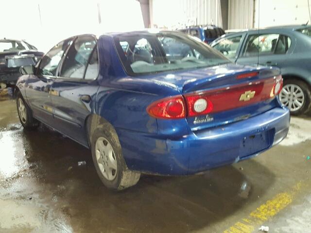 1G1JC52F457204950 - 2005 CHEVROLET CAVALIER BLUE photo 3