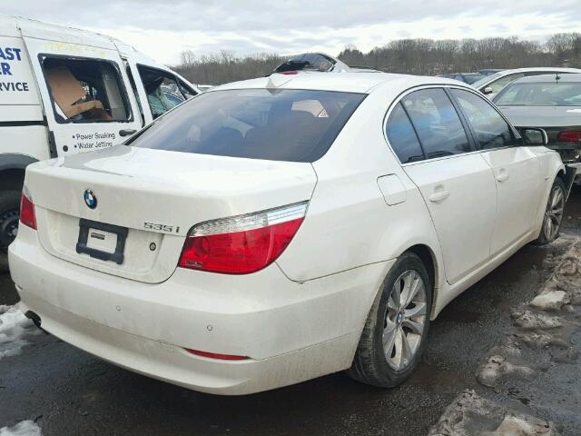 WBANV935X9C135756 - 2009 BMW 535 XI WHITE photo 4