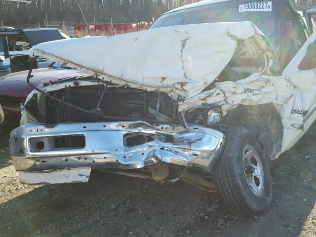 3B7HC13Z3WG225110 - 1998 DODGE RAM 1500 WHITE photo 9