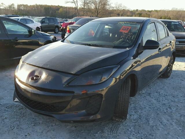 JM1BL1V89C1698725 - 2012 MAZDA 3 I BLACK photo 2