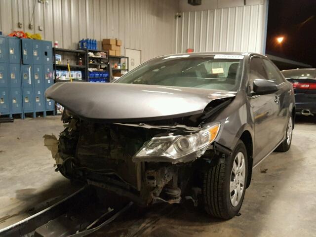 4T4BF1FK1ER343388 - 2014 TOYOTA CAMRY L GRAY photo 2