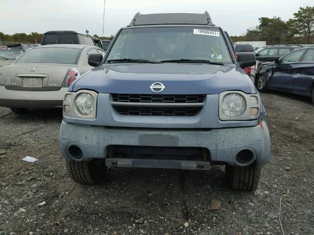 5N1ED28Y82C508312 - 2002 NISSAN XTERRA XE BLUE photo 9