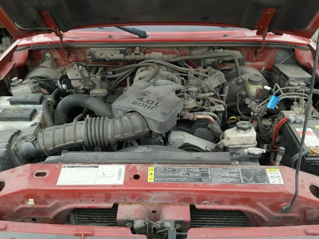 1FTZR45E22PA19975 - 2002 FORD RANGER SUP RED photo 7