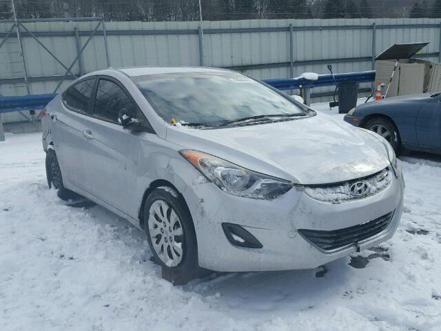 5NPDH4AE4CH069096 - 2012 HYUNDAI ELANTRA GL SILVER photo 1