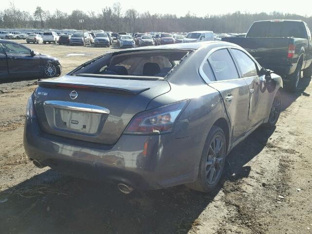 1N4AA5AP6CC863856 - 2012 NISSAN MAXIMA S GRAY photo 4