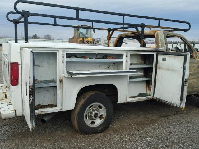 1GDHC24131E297256 - 2001 GMC SIERRA C25 WHITE photo 10