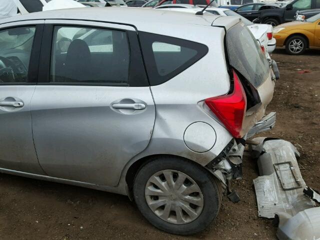 3N1CE2CP2FL395378 - 2015 NISSAN VERSA NOTE SILVER photo 9