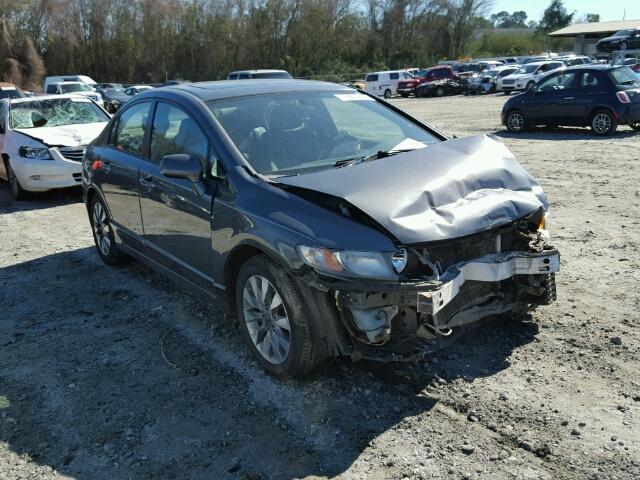 2HGFA16879H315771 - 2009 HONDA CIVIC EX GRAY photo 1