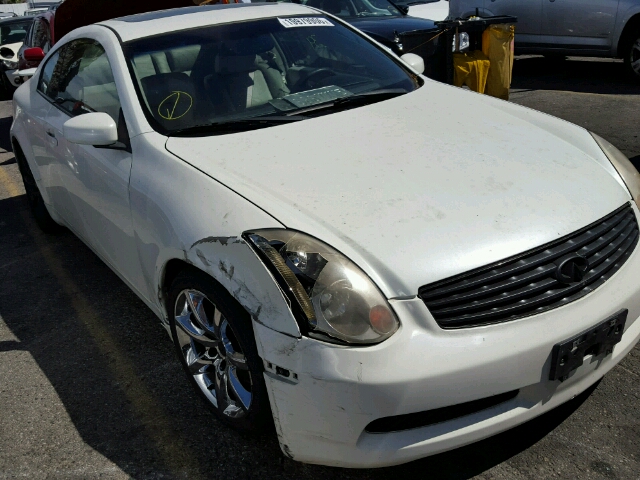 JNKCV54E55M411197 - 2005 INFINITI G35 WHITE photo 1