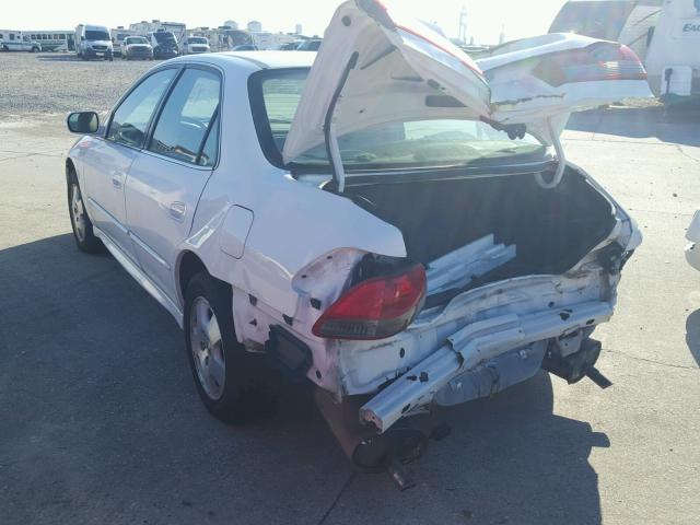 1HGCG16501A024099 - 2001 HONDA ACCORD EX WHITE photo 3