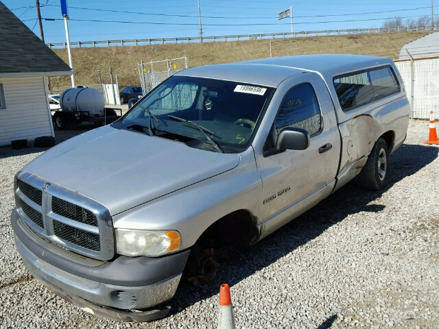 1D7HA16K32J263133 - 2002 DODGE RAM 1500 SILVER photo 2