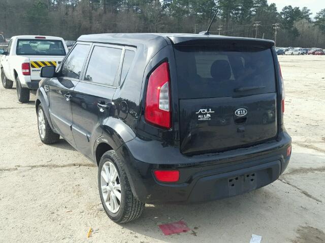 KNDJT2A63C7747727 - 2012 KIA SOUL + BLACK photo 3