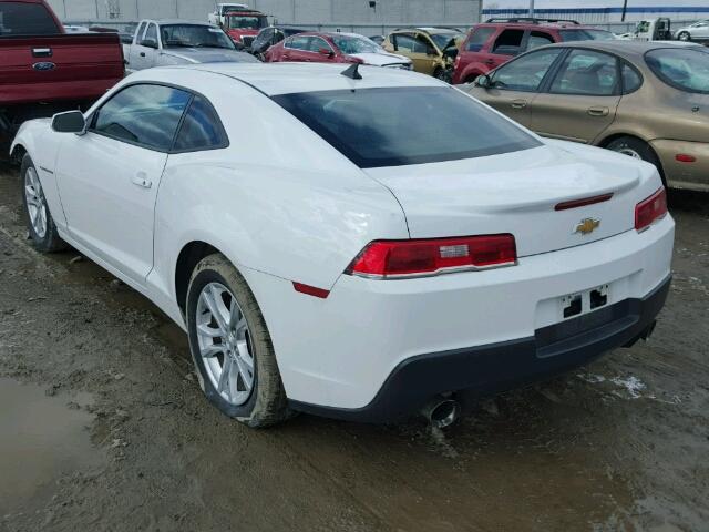 2G1FA1E38E9321208 - 2014 CHEVROLET CAMARO LS WHITE photo 3