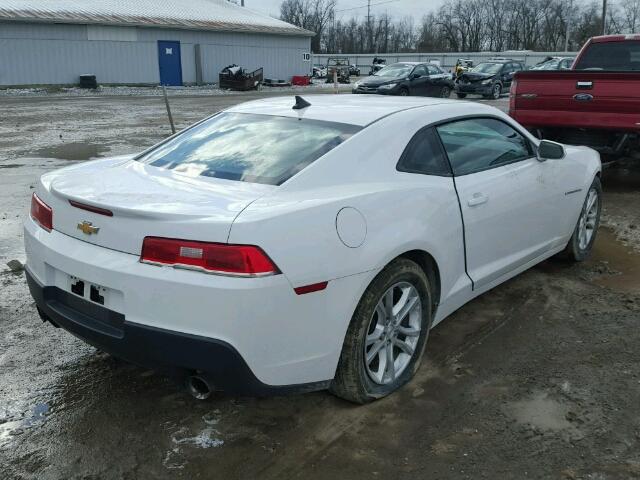 2G1FA1E38E9321208 - 2014 CHEVROLET CAMARO LS WHITE photo 4