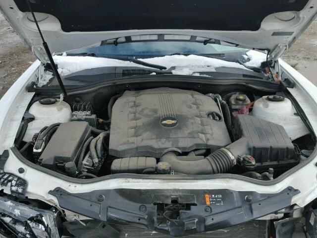 2G1FA1E38E9321208 - 2014 CHEVROLET CAMARO LS WHITE photo 7