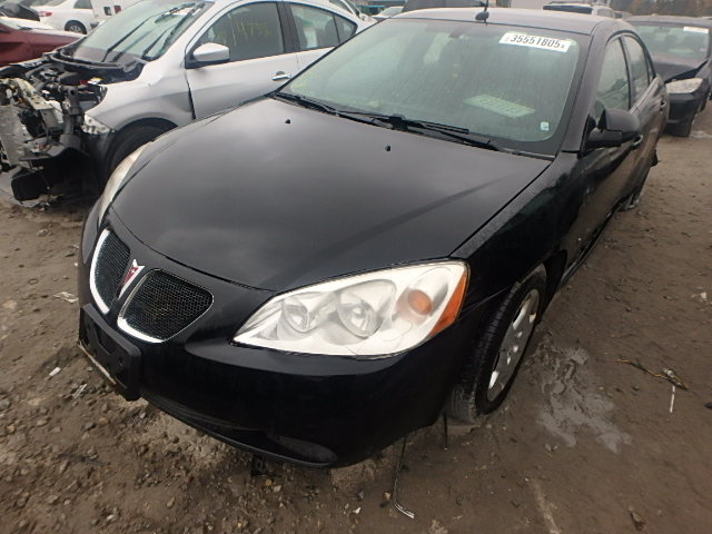 1G2ZF57B184172749 - 2008 PONTIAC G6/VALUE L BLACK photo 2