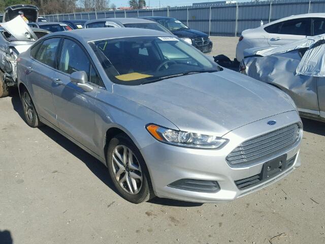 3FA6P0H7XGR117558 - 2016 FORD FUSION SE SILVER photo 1