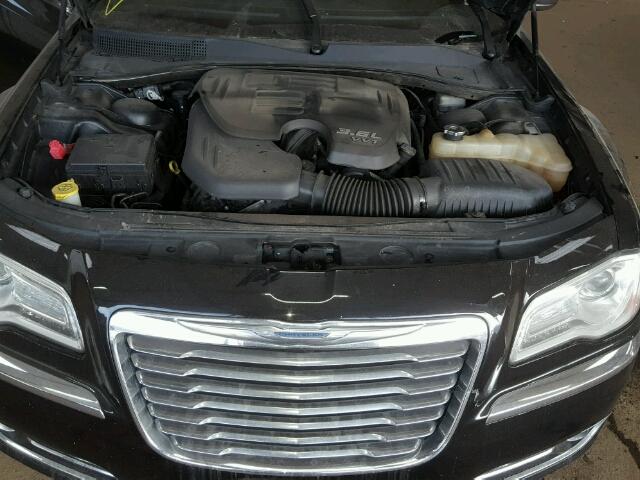 2C3CCACG2CH199799 - 2012 CHRYSLER 300 BLACK photo 7