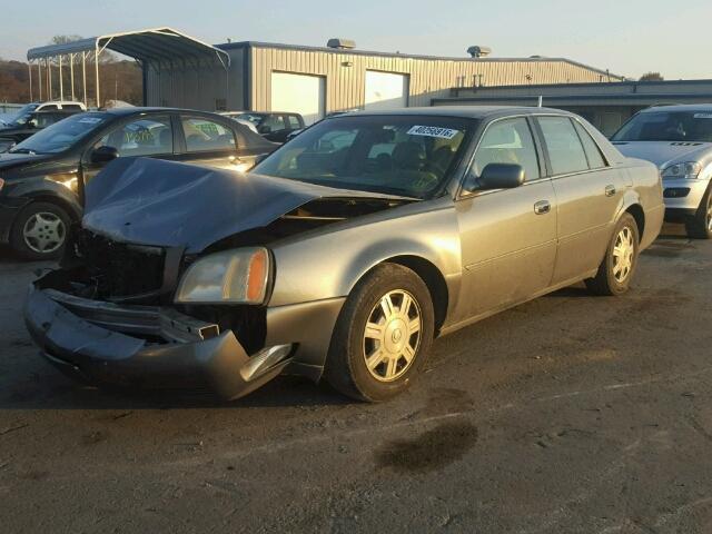 1G6KD54Y14U104265 - 2004 CADILLAC DEVILLE GRAY photo 2