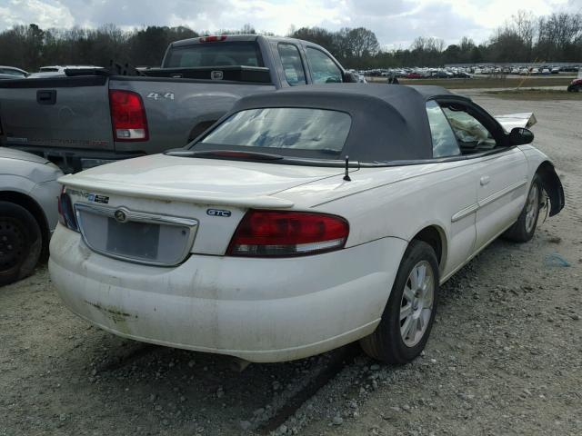 1C3EL75R45N621981 - 2005 CHRYSLER SEBRING WHITE photo 4