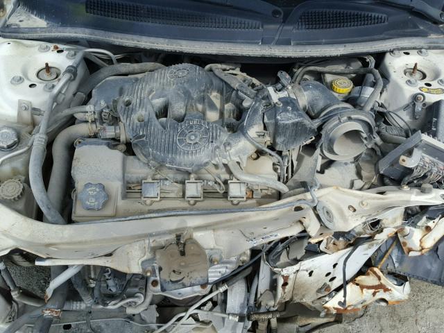 1C3EL75R45N621981 - 2005 CHRYSLER SEBRING WHITE photo 7