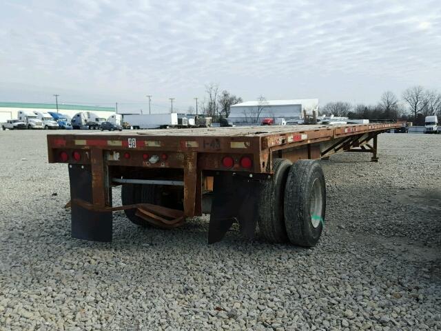 13N1482C5H1542257 - 1987 FONTAINE FLATBED TR BLACK photo 6