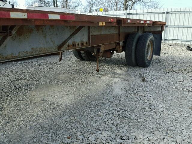 13N1482C5H1542257 - 1987 FONTAINE FLATBED TR BLACK photo 8