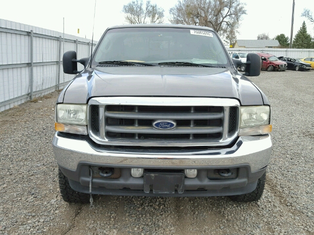 1FTNW21P63ED51837 - 2003 FORD F250 SUPER GRAY photo 10