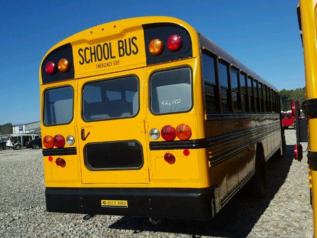 1BAKGCPH3HF327531 - 2017 BLUE BIRD SCHOOL BUS YELLOW photo 4