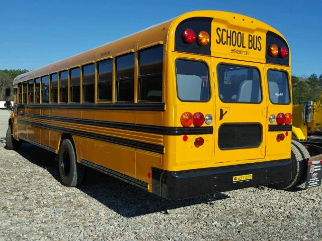 1BAKGCPH1HF327530 - 2017 BLUE BIRD SCHOOL BUS YELLOW photo 3