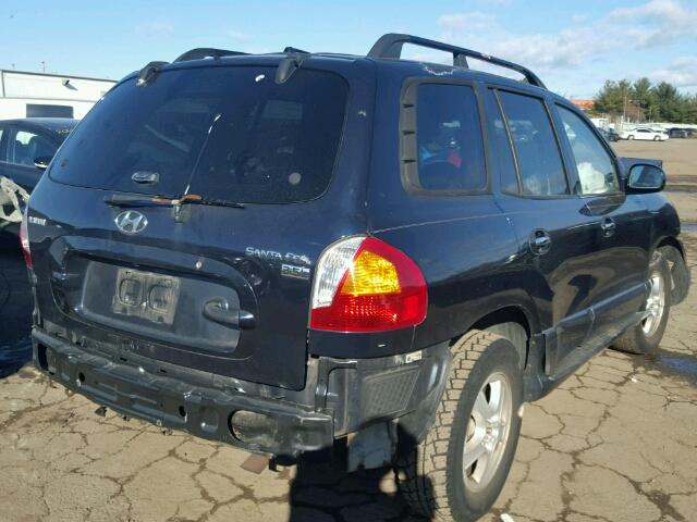 KM8SC13EX4U732739 - 2004 HYUNDAI SANTA FE G BLACK photo 4