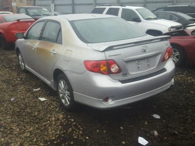 2T1BU4EE5AC517164 - 2010 TOYOTA COROLLA BA SILVER photo 5