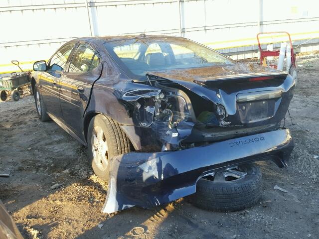 2G2WP552571173304 - 2007 PONTIAC GRAND PRIX BLUE photo 3