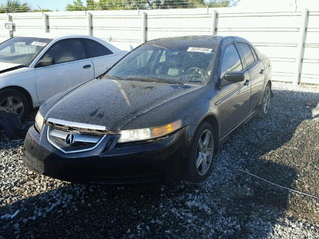 19UUA66215A059295 - 2005 ACURA TL BLACK photo 2