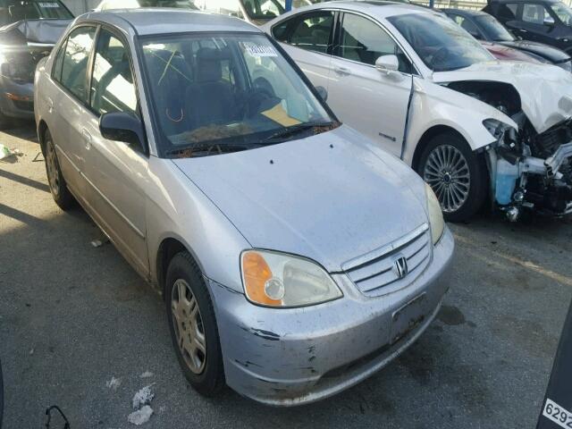 2HGES15542H596143 - 2002 HONDA CIVIC LX SILVER photo 1