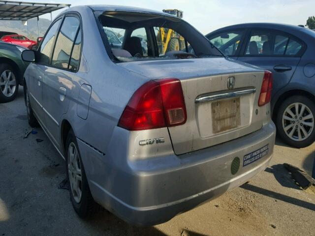 2HGES15542H596143 - 2002 HONDA CIVIC LX SILVER photo 3