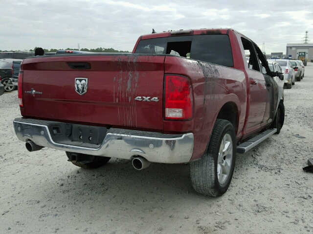 1C6RR7LM7FS543841 - 2015 RAM RAM TRUCK RED photo 4