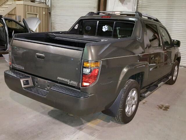 2HJYK16576H544128 - 2006 HONDA RIDGELINE GREEN photo 4