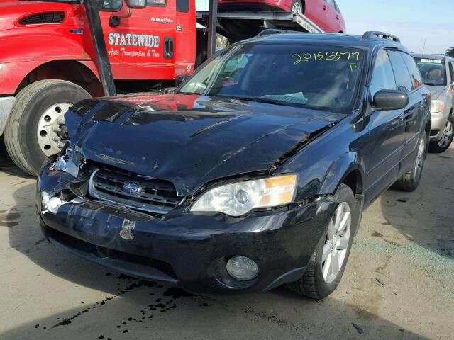 4S4BP62C277306385 - 2007 SUBARU LEGACY OUT BLACK photo 2