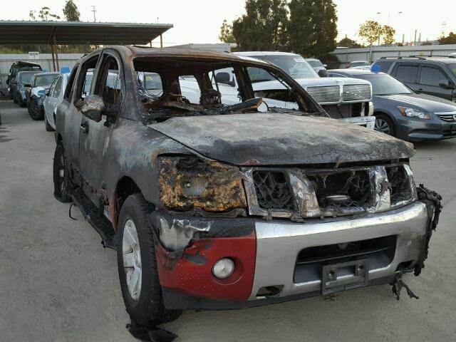 5N1AA08BX5N703750 - 2005 NISSAN ARMADA SE RED photo 1